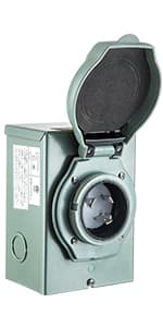 Vevor 75Ft 50 Amp Generator Extension Cord 4 Wire 8 Gauge Generator Cord 125V 250V Generator Power Cord N14-50P & SS2-50R & CS6364 Twist Lock Connectors : Everything Else