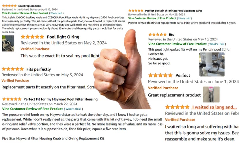 Pool Chlorinator Parts (Includes: 1/2" NPT 90-Degree Tube Connector, 5/8" OD Tube, Tube Support, Screen and O-Ring) Compatible with Auto Feeder/Chlorinator 320 and 322