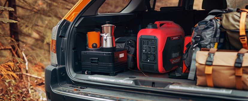 ERAYAK 2400W Portable Inverter Generator for Home Use, Super Quiet Small Generator for Camping Outdoor Emergency Power Backup, Gas Powered Engine, EPA Compliant