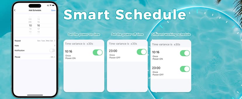 16000 BTU Swimming Pool Heat Pump 5000 Gallon Electric Pool Heater for Above Ground Pool 5KW Heating or Cooling WiFi Control Timer Pool Heater 120V 60Hz