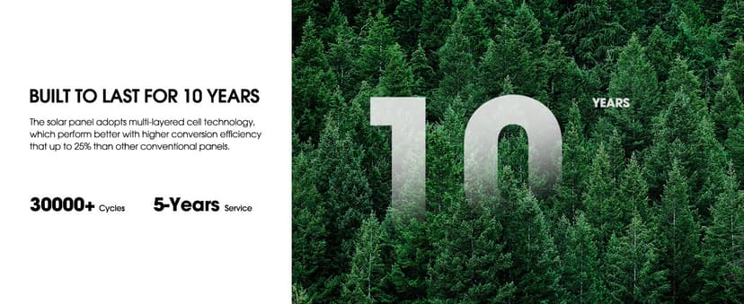 10400mAh Solar fan, Camping Fan with Solar Panel, 7W Rechargeable Solar Powered for Outside, LED Lantern, Stepless Speed and Quiet Battery Operated for Picnic, Barbecue, Fishing, Travel