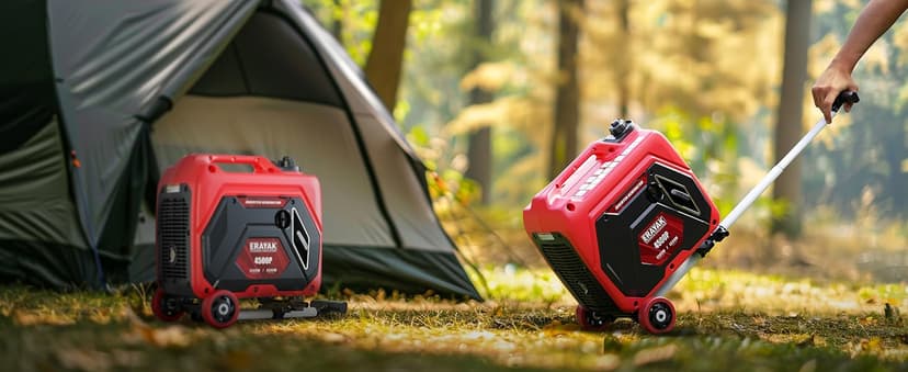 ERAYAK 4500W Portable Inverter Generator for Home Use, Super Quiet Small Generator for Camping Outdoor Emergency Power Backup, Gas Powered Engine, EPA Compliant