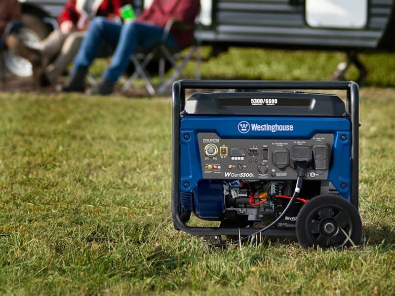 Westinghouse 6600 Watt Home Backup Portable Generator, Remote Electric Start with Auto Choke, Transfer Switch Ready, RV Ready, CO Sensor