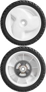 12 Inch 734-04019 Rear Wheel Replacement for MTD 734-04127, Lawn Mower Wheel 12" x 2.125" S-Wave Wheel Tire Compatible with Most Troy Bilt Walk-Behind Push Lawn Mower, 2 Pack