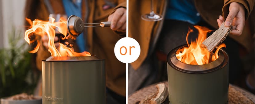 Solo Stove Mesa XL, 7 Inch Tabletop Fire Pit with Stand - Smokeless, Stainless Steel Fire Pit for Camping, Outdoor & Patio- Wood Burning or Pellet Fueled Portable Bonfire, 2.3lbs, Mulberry