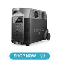 EF ECOFLOW Delta Pro Extra Battery 3600Wh, 2.7H to Full Charge, Battery Backup for Home Use, Blackout, Camping, RV