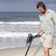 Metal Detector for Adults & Kids - Adjustable Stem, High Accuracy & 10" Waterproof Coil. Disc/All Metal Modes for Coin & Gold Detection by Beginners