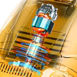 Garden Rototiller 16-Inch 13.5-Amp Corded Electric Tiller/Cultivator, Adjustable Wheels, 8-Inch Tilling Depth, Powerful and Lightweight Tiller