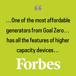 Goal Zero Yeti 1000 Core Portable Power Station, 1,000 W, Solar-Powered Generator (Solar Panel Not Included), USB-A/USB-C Ports and AC Outlets, Power for Camping (Yeti 1000 Core)