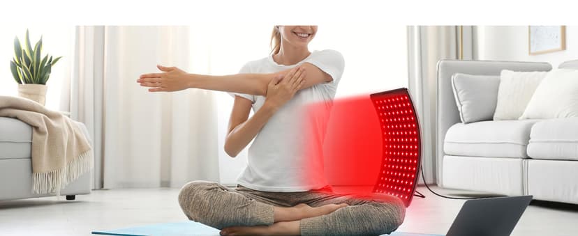 Red Light Therapy for Face,Infrared Red Light Therapy Lamp for Body,Red Light Panel for Back Device Skin Care at Home Muscles,Joints