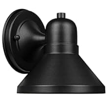 Brightever Outdoor Lanterns, 2-Pack Exterior Light Fixtures, Waterproof Anti-Rust Black Wall Mount Lights, Small E26 Socket Outside Lights for House, Front Porch, Playhouse, Garage