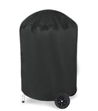 NettyPro Smoker Cover Heavy Duty Waterproof 30 Inch for Masterbuilt Cuisinart Dyna-Glo Charbroil Digital Electric Propane Vertical Smoker, Fade and UV Resistant, 19" W x 18" D x 33" H, Black