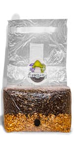 | The Magical 5lb All-in-One Mushroom Grow Bag | Mushroom Grow Kit | Harvest Your own Happiness | Discover The Magic of Growing Mushrooms - 5lb Grow Bag Mushroom Starter Kit