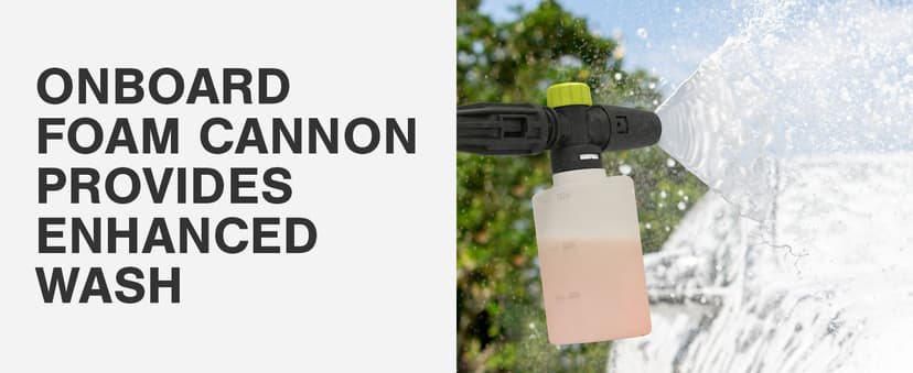 Sun Joe SPX3160 Max 11-Amp Electric High Pressure Washer, w/ Foam Cannon, Swivel Wheels, 0-45 degree Twist Nozzle