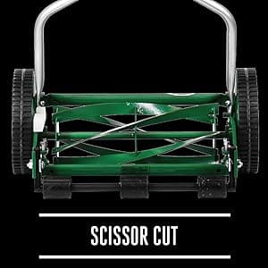 Scotts Outdoor Power Tools 304-14S 14-Inch 5-Blade Push Reel Lawn Mower, Green
