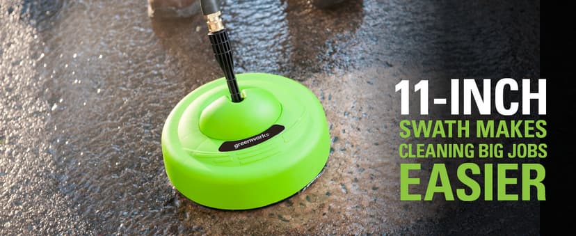 Greenworks 11" Surface Cleaner Universal Pressure Washer Attachment