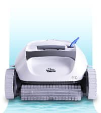 Dolphin (2024 Model) E10 Automatic Robotic Pool Vacuum Cleaner, Active Scrubber Brush, Top Load Filters Access, Ideal for Above-Ground Pools up to 30 FT in Length