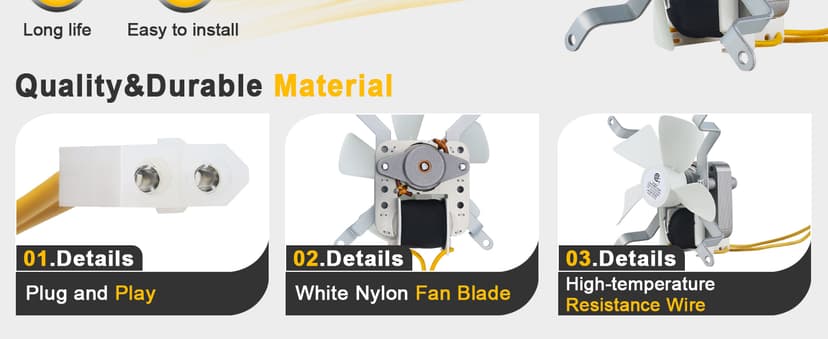 Grill Induction Fan Motor Replacement for Traeger, Pit Boss, Camp Chef Wood, Sam's Club, Z Grills Pellet Grills, AC120V 60Hz Pellet Grills Combustion Fan