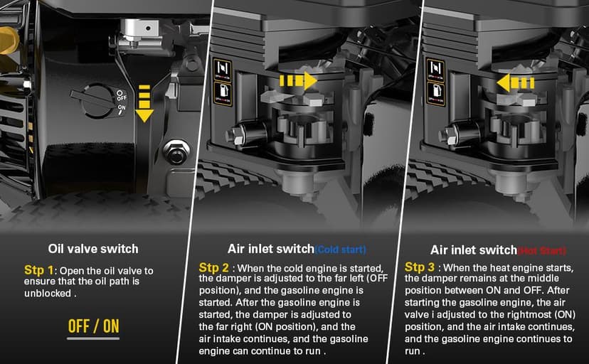 Heavy-Duty Gas Pressure Washer, 3600Psi at 2.7Gpm Power Washer,Portable, 30feet Pressure Hose,Industrial Style,Axial Cam Pump, for Siding, Driveway, House, Car, RV, Paint Preparation etc