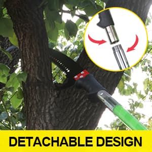 27 Feet Tree Pole Pruner Manual Branches Trimmer Tree Branch Garden Tools Loppers Hand Pole Saws Extendable Height