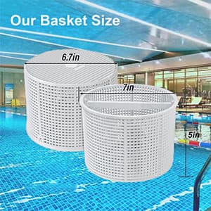 Pool Skimmer Basket Replacement,for Hayward Swimming Pool Skimmer SPX1082CA & Aladdin B-152 Skimmer Models,SP1082 SP1083 SP1084 1085 1086 SP1075 1075T 1076 1077 Skimmers Basket