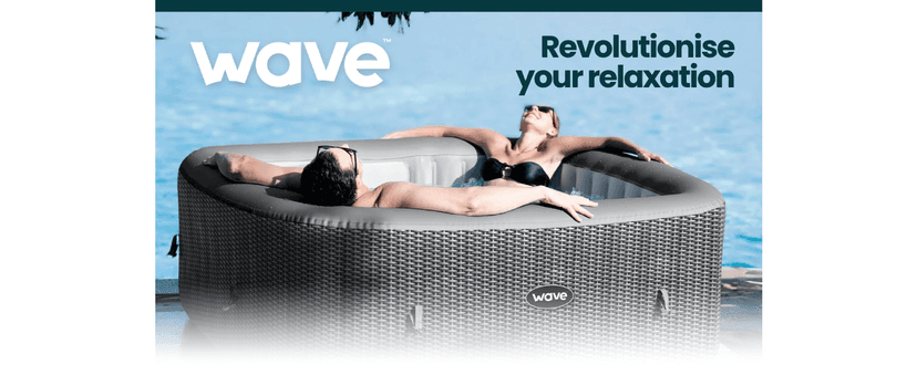 Pacific Energy-Efficient Hot Tub Bundle | 6-Person Inflatable Spa with Thermal Cover & Insulated Foam Mat | Gray Rattan