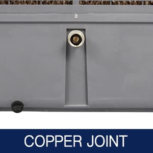 37" Evaporative Air Cooler 3000 CFM, 8 Gal Water Tank, 3 Speeds, Oscillating Cools up to 720 Sq. ft, Portable Industrial Swamp Water Cooler for Outdoor Commercial Factory - Gray