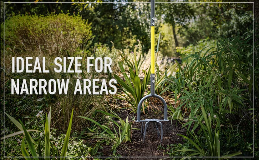 Jardineer Hand Tiller Garden Claw, Garden Twist Tiller Heavy Duty, Manual Soil Tiller for Flower Box and Raised Bed