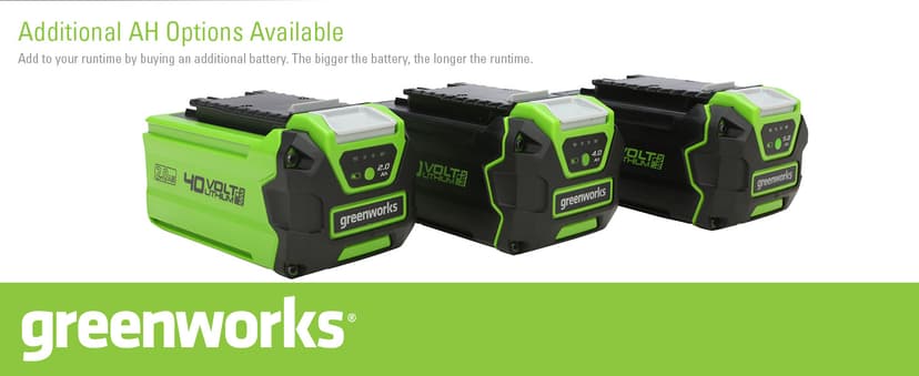 Greenworks 40V 8-Inch Cordless Polesaw, 2.0Ah Battery and Charger Included PS40B210