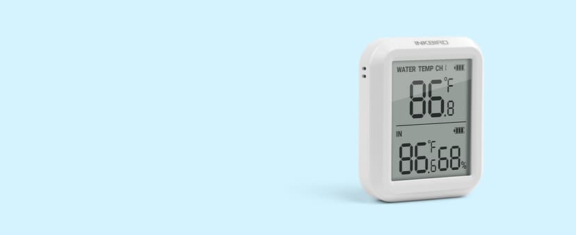 INKBIRD IBS-P01R 2nd Generation Wireless Floating Pool Thermometer Easy to Read for Hot Tub, Compatible with Gateway IBS-M1 and IBS-M2