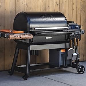 Traeger Ironwood XL Wood Pellet Smoker Grill, 924 Sq In Cooking Area, WiFIRE Smart Temperature Control, Up to 500 Degrees, Super Smoke Mode, 6 in 1 Outdoor BBQ Electric Smoker and Grill