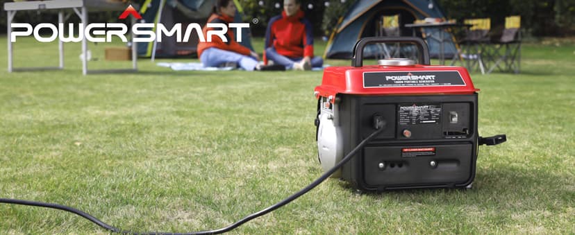 PowerSmart 1200-Watt Portable Generator with Super Quiet, Ultralight for Camping, PS50