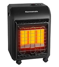 ThermoMate Outdoor Indoor Electric Patio Heater, 1500W 38.5" Portable Tower Infrared Heaer, IP55 Rated Space Radiant Heater with Remote, Timer, Tip-over Protection for Backyard, Restaurant & Garage