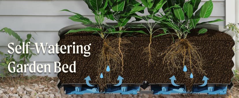 Vego garden Raised Garden Bed Kits, 17" Tall 9 in 1 8ft X 2ft Metal Raised Planter Bed for Vegetables Flowers Ground Planter Box-British Green