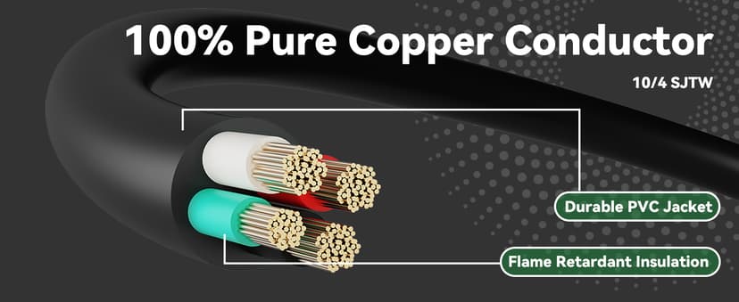 30 Amp Generator Cord 15FT and Power Inlet Box, Pre-Drilled 30 Amp Generator Inlet Box with Cord, NEMA L14-30P to L14-30R Generator Cord Waterproof Combo Kit, ETL Listed