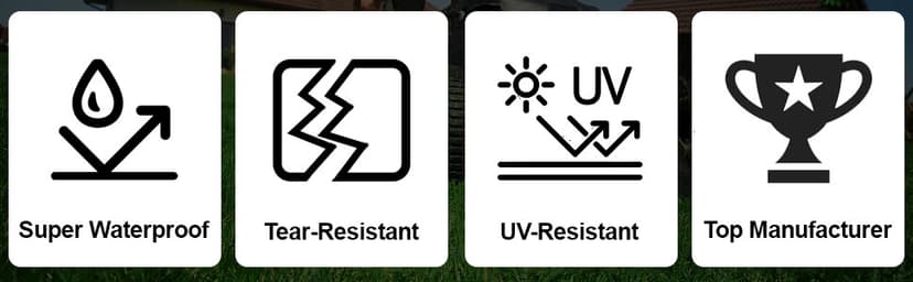 Riding Lawn Mower Cover - Lawn Tractor Covers Waterproof & Heavy Duty, 600D Outdoor Mower Cover Universal fit with Storage Bag for John Deere, EGO, Toro, Craftsman, Husqvarna, Honda and More