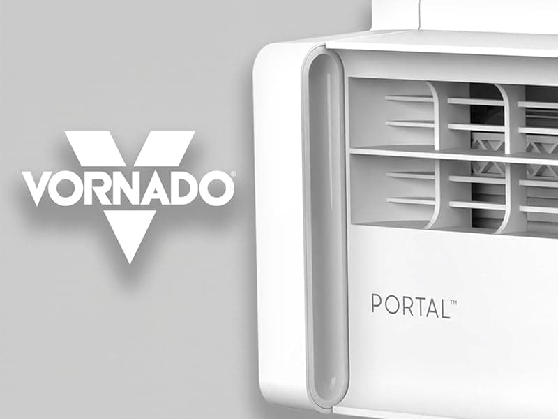 Vornado PORTAL Window Fan with 3 Speeds, Reversible Exhaust Mode, Weather Resistant, For Kitchen, Bedroom, Home