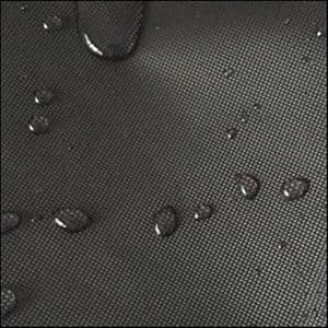 Riding Lawn Mower Cover, Heavy Duty Waterproof Polyester 600D Oxford Tractor Cover UV & Dust & Water Resistant, Universal Fit Decks up to 54" with Elastic Cord & Storage Bag (Black)