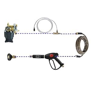 Tool Daily Pressure Washer Siphon Hose and Filter for Soap and Chemical Injector, 10 Feet Tubing, 2 Filters