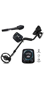 Kuman Pin pointer Water Resistant Metal Detectors with Holster Treasure Hunting Unearthing Tool Accessories Buzzer Vibration Automatic Tuning KW30