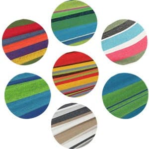 Sunnydaze Double Brazilian Cotton Hammock for Outside - 450-Pound Capacity Outdoor Hammock - Sea Grass