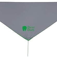Bear Butt Hammock Rain Fly & Camping Tarp - 11 x 9 ft Ultralight Waterproof Tarp for Hammock & Tent Camping - Easy to Set Up