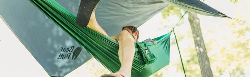 Bear Butt Hammock Rain Fly & Camping Tarp - 11 x 9 ft Ultralight Waterproof Tarp for Hammock & Tent Camping - Easy to Set Up