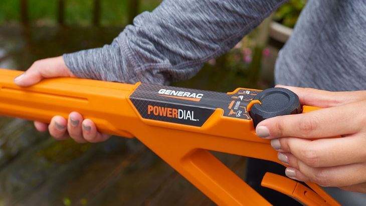 Generac 7122 SpeedWash's power dial nozzle control