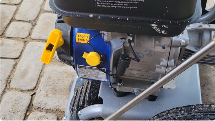 Westinghouse WPX3200's recoil starter and engine switch